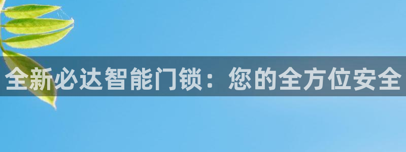 开丰娱乐巾67五壹叁八：全新必达智能门锁：您的全方位安全