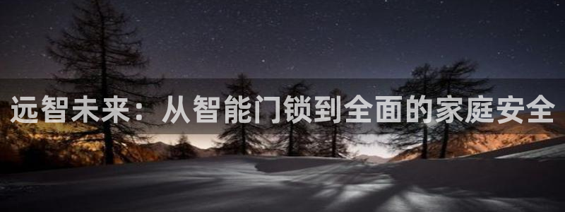 开丰娱乐千67五壹叁八：远智未来：从智能门锁到全面的家庭安全