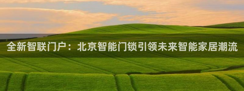 开丰娱乐万六七五一38：全新智联门户：北京智能门锁引领未来智