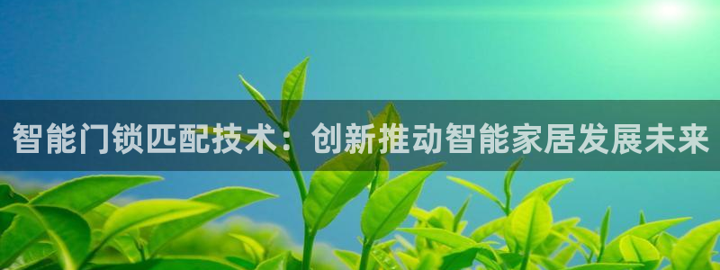 开丰娱乐注册系究耍333OO：智能门锁匹配技术：创新推动智能