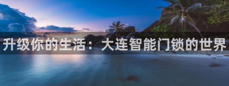 开丰娱乐登入地址：升级你的生活：大连智能门锁的世界