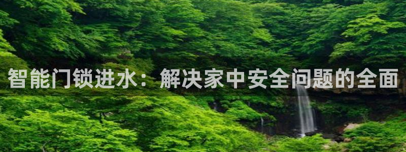 圩丰刚开的娱乐场所：智能门锁进水：解决家中安全问题的全面