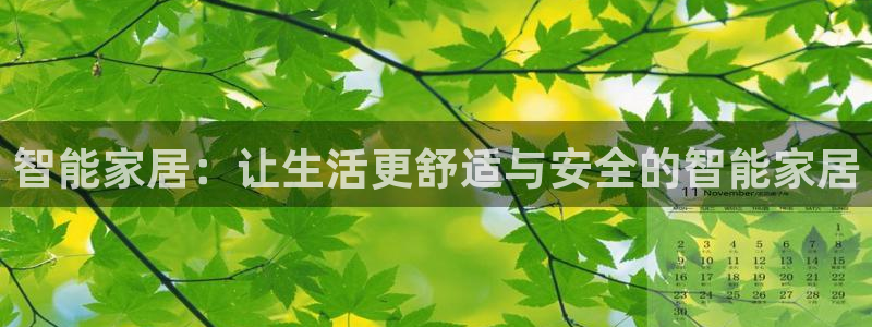 开丰娱乐67 5138：智能家居：让生活更舒适与安全的智能家